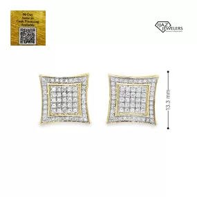 10K Gold 0.54 CTW Diamond Earrings