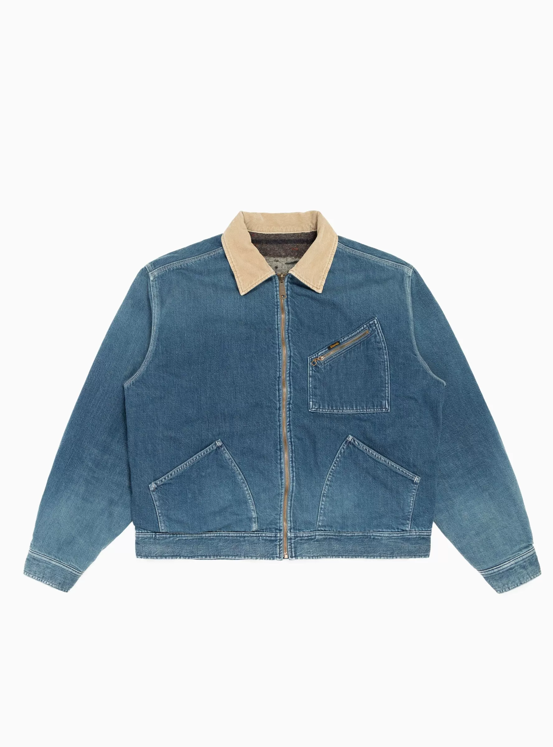 11.5oz Denim Reversible Jacket Light Blue