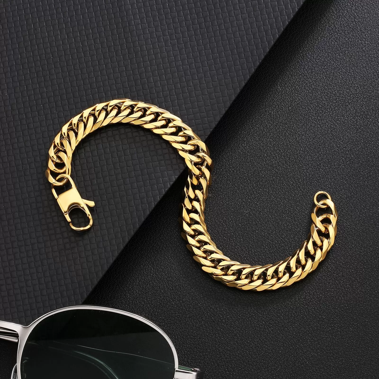 6-Sided | 12mm Miami Cuban Link Bracelet KRKC