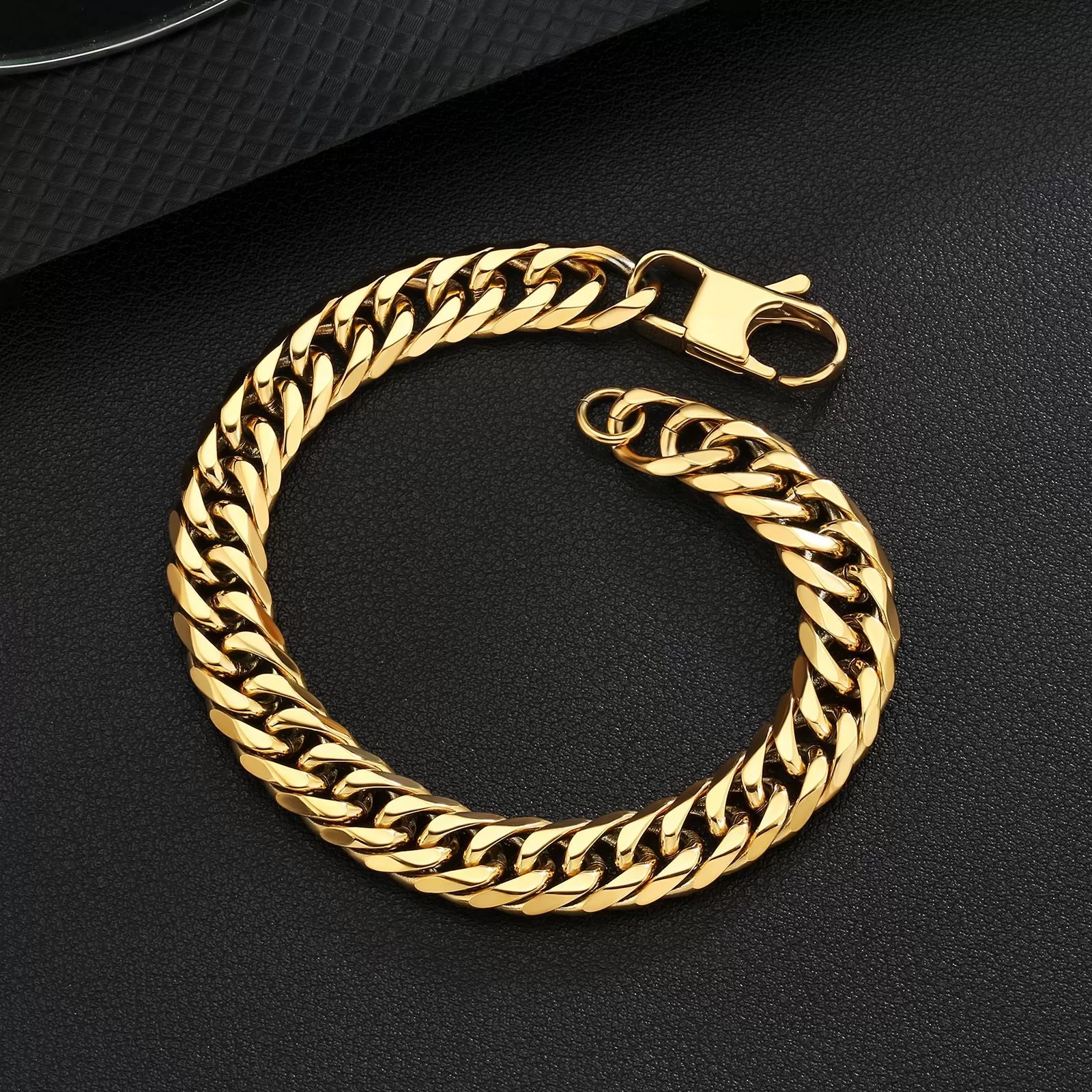 6-Sided | 12mm Miami Cuban Link Bracelet KRKC