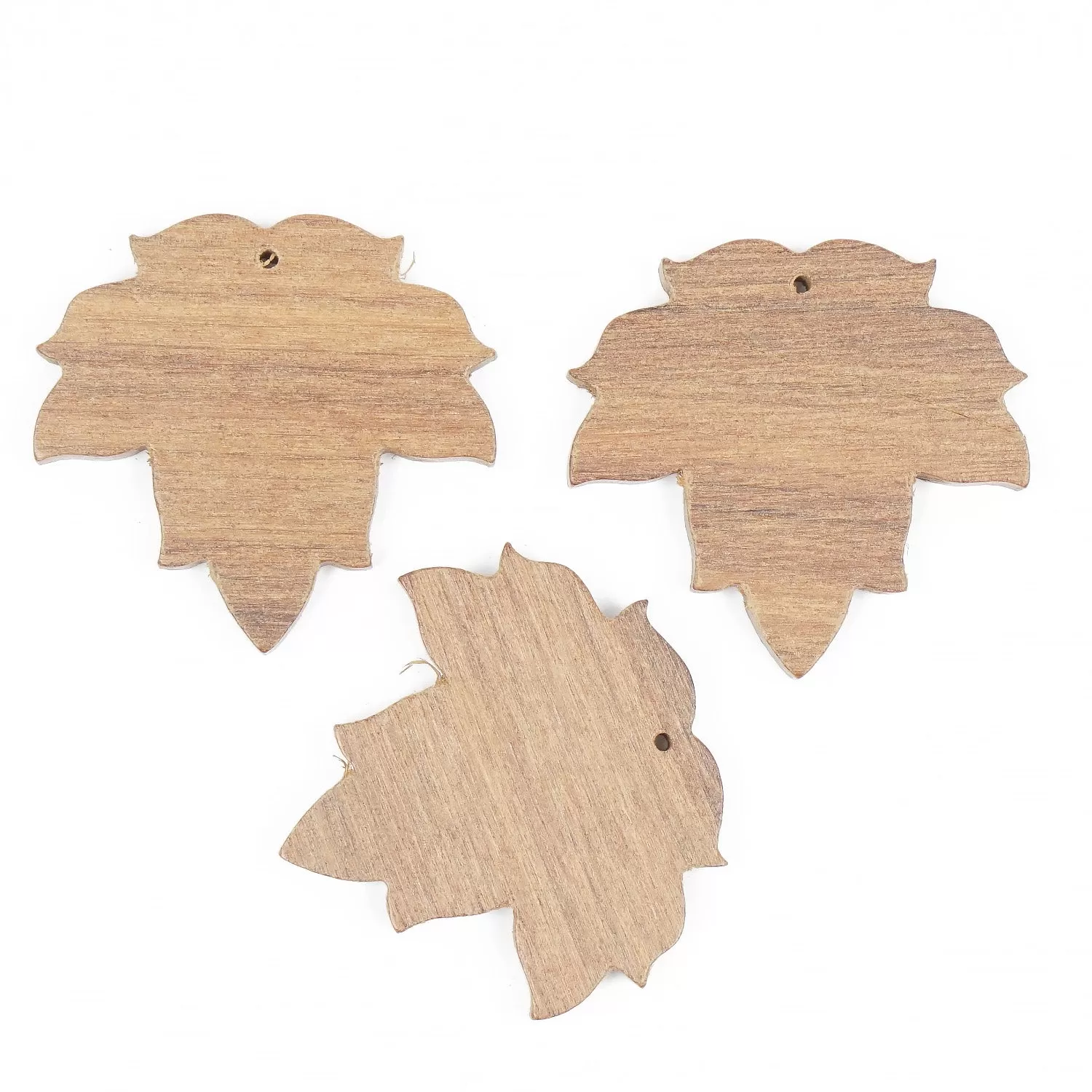 6PCS Wood Cutout Earring Pendant Geometric Shape Earring Pendant Wooden Charms Jewelry Making 103941