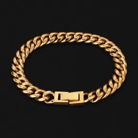 8mm Miami Cuban Link Bracelet in 18K Gold KRKC