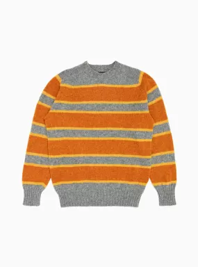 Absolute Belter Sweater Grey & Orange