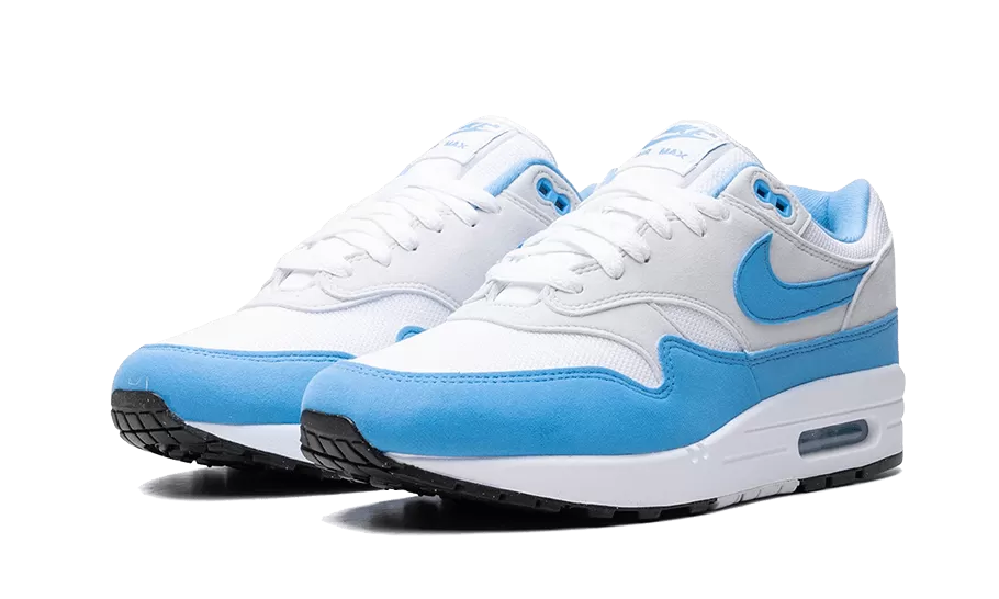 Air Max 1 White University Blue