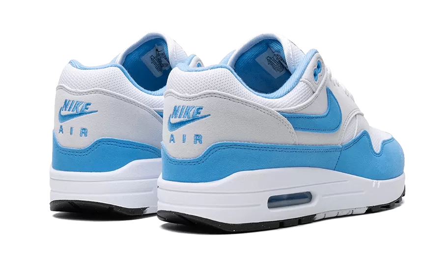 Air Max 1 White University Blue