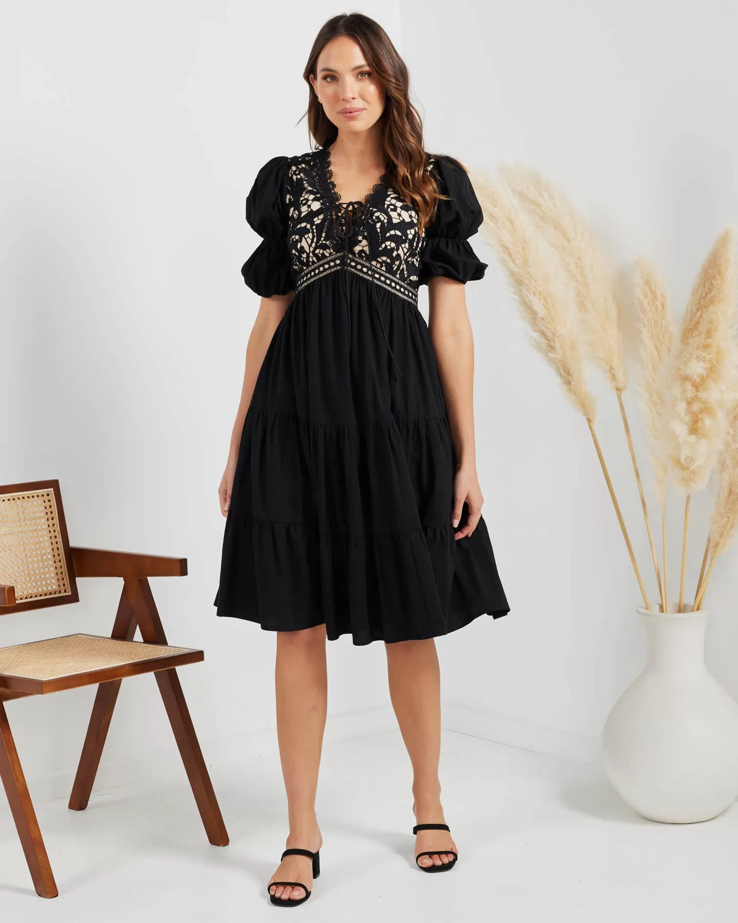 Alma Dress-Black