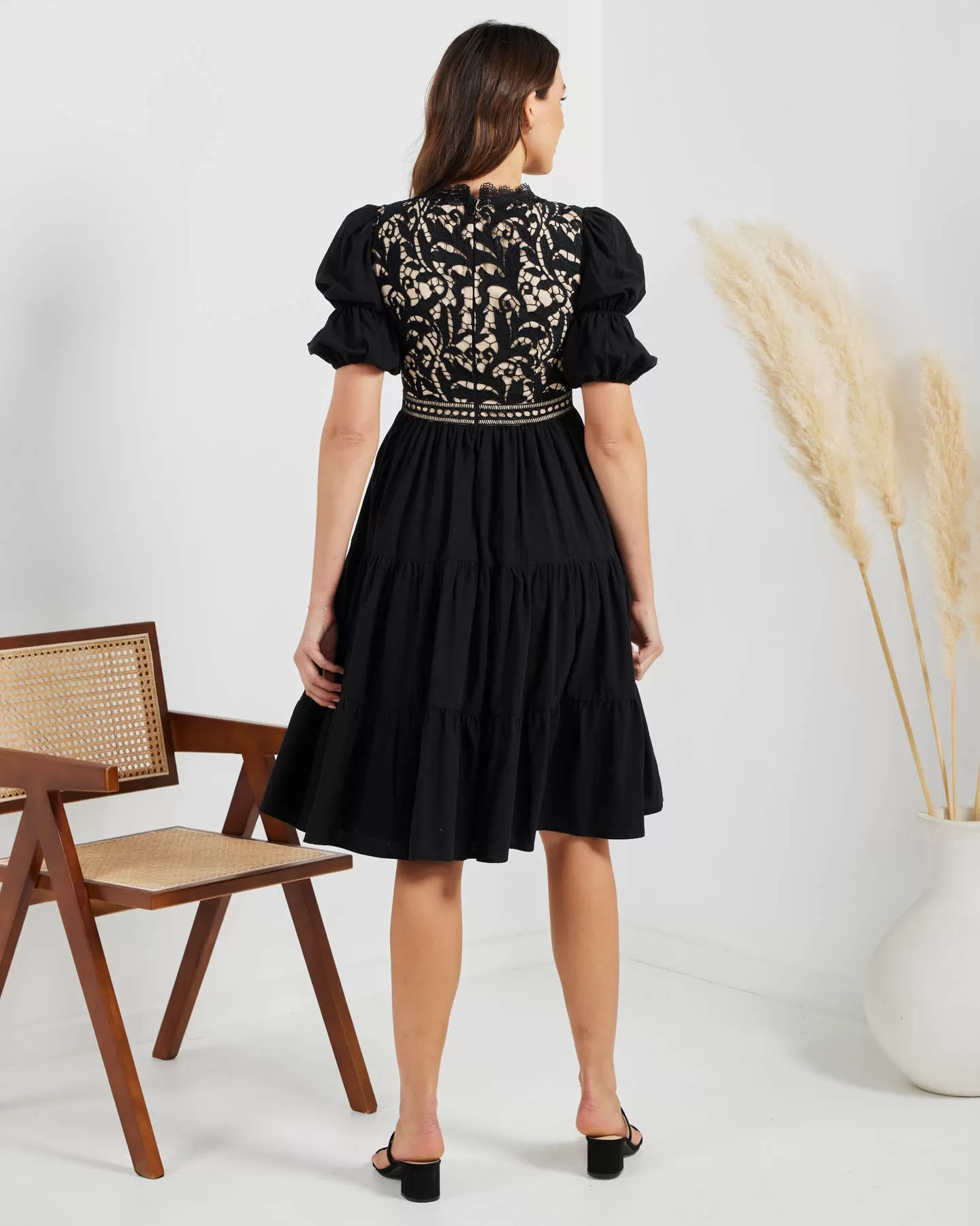 Alma Dress-Black