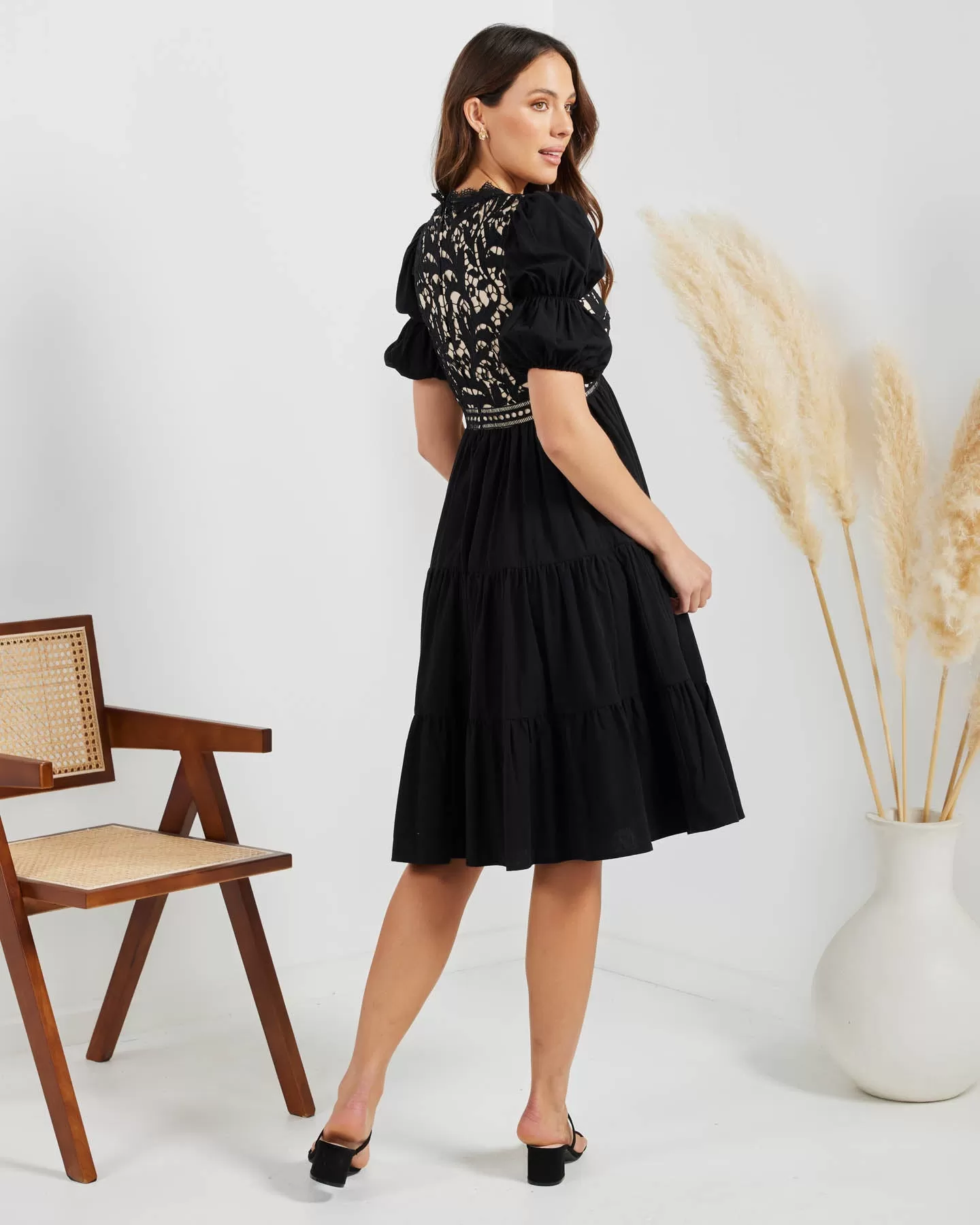 Alma Dress-Black