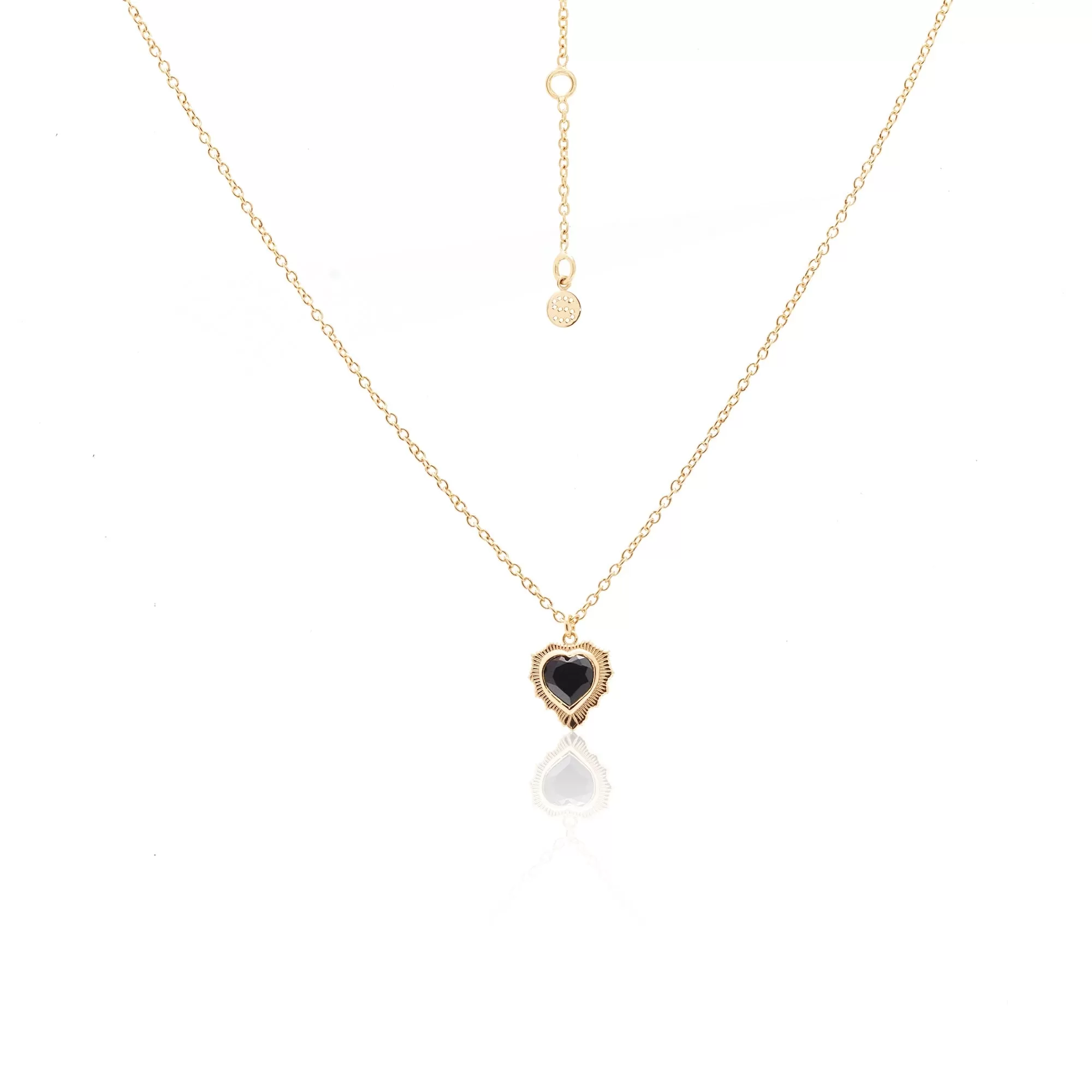 Amour / Necklace / Black Spinel   Gold