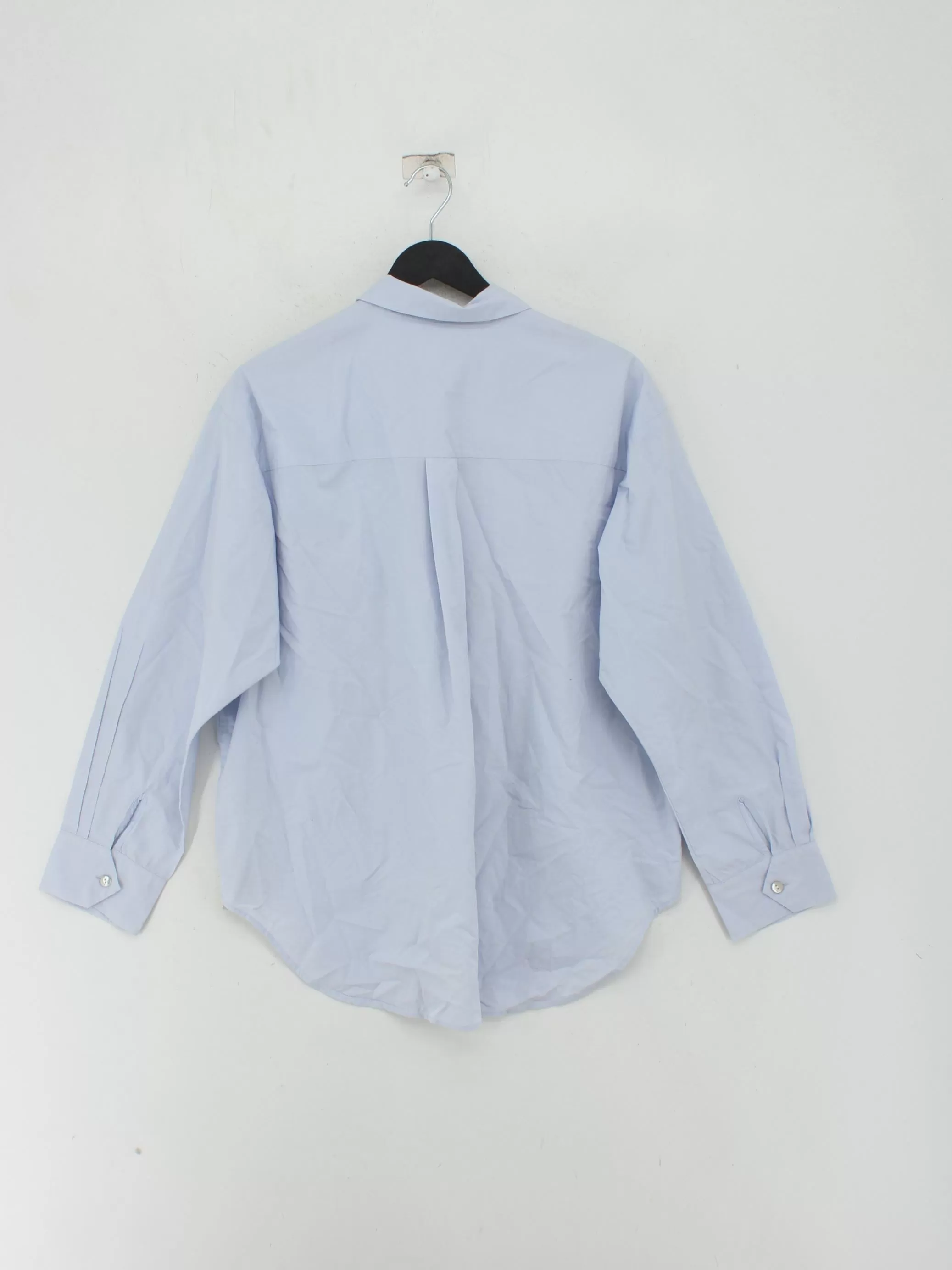 & Other Stories Men's Shirt S Blue 100% Cotton