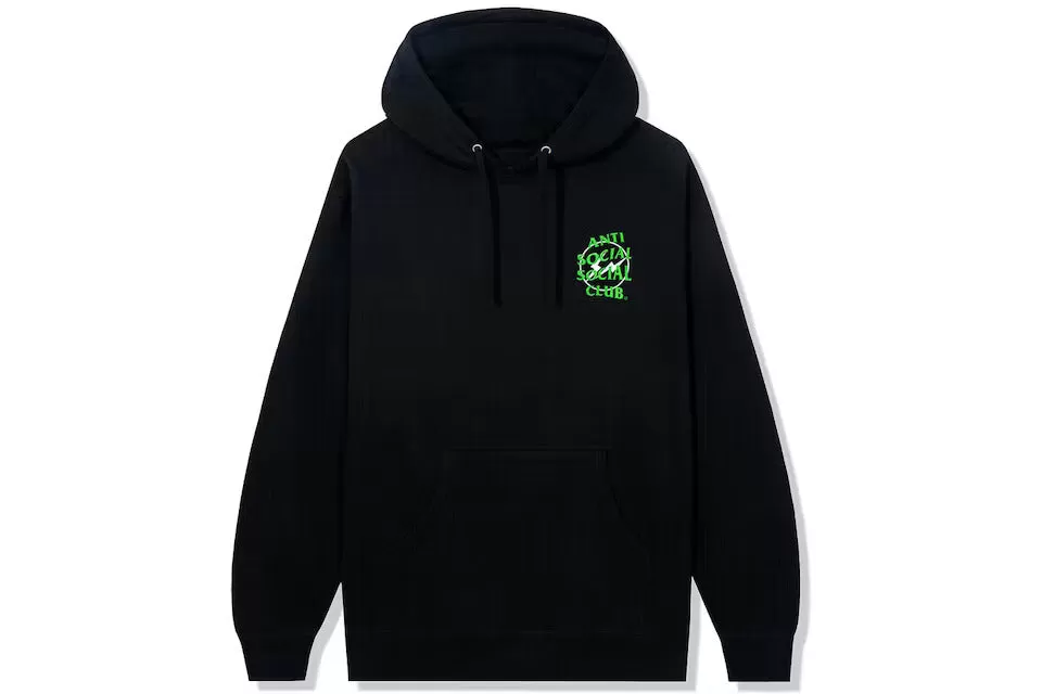 Anti Social Social Club x Fragment Precious Petals Hoodie (FW22) Black Green