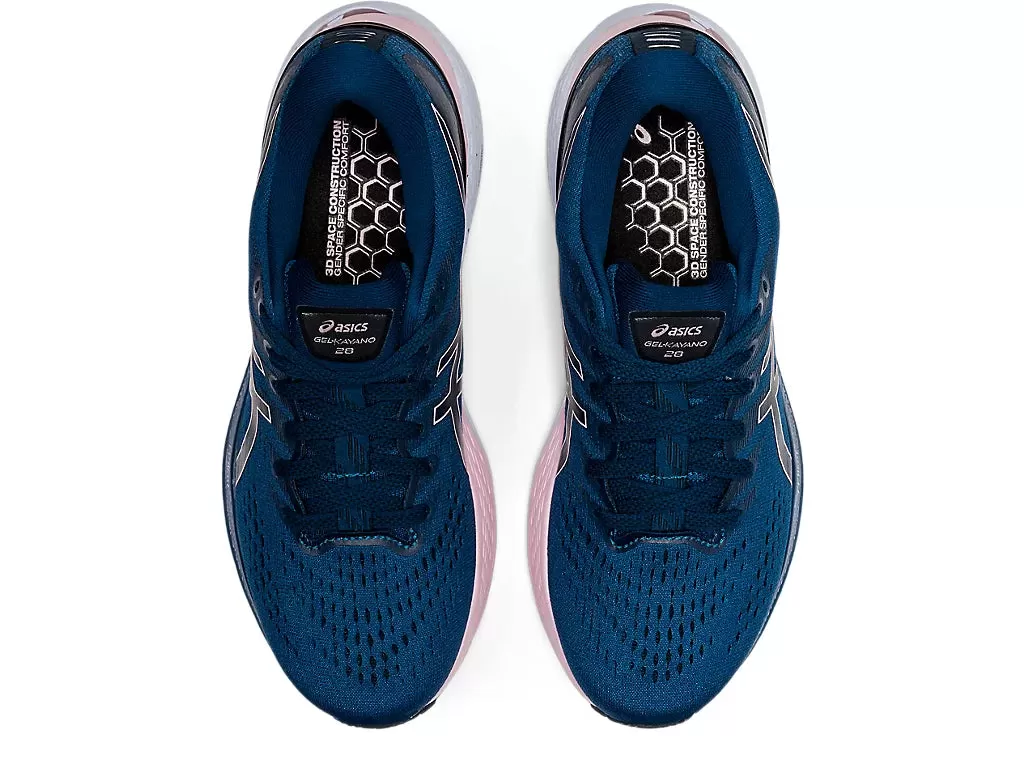 ASICS Women's GEL-KAYANO 28 (Mako Blue/Barely Rose)