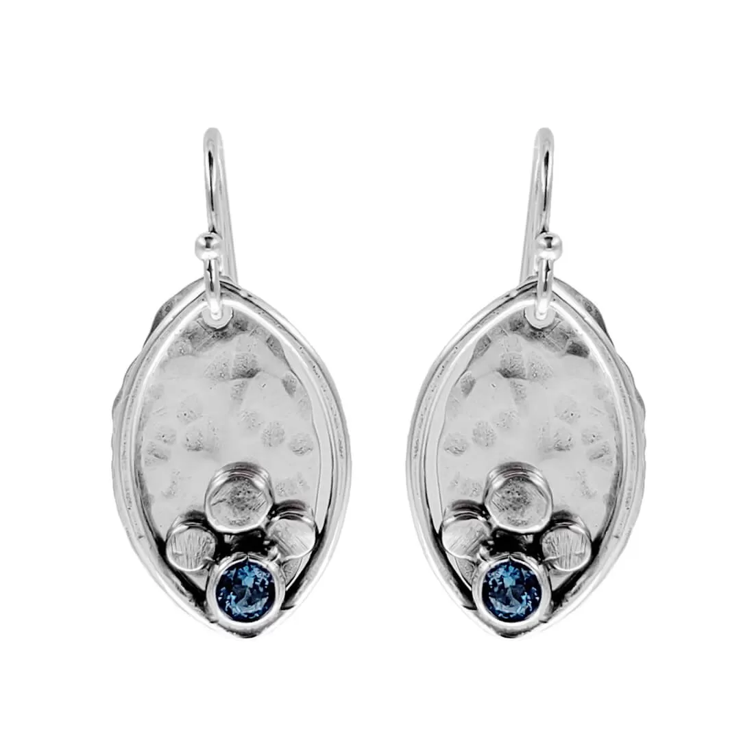 Austin Titus London Blue Topaz Bud Earrings