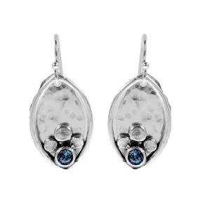 Austin Titus London Blue Topaz Bud Earrings