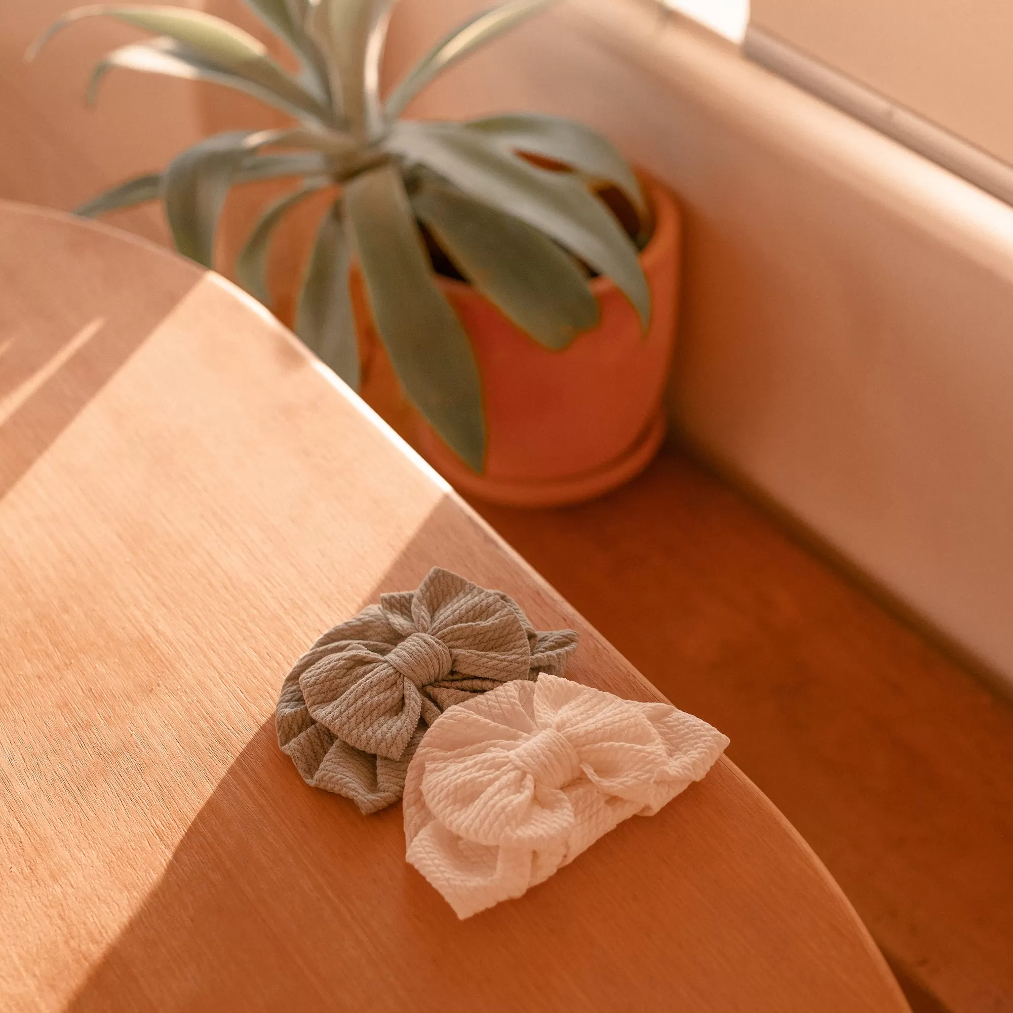 Baby Hattie Bow Turban — Lilac