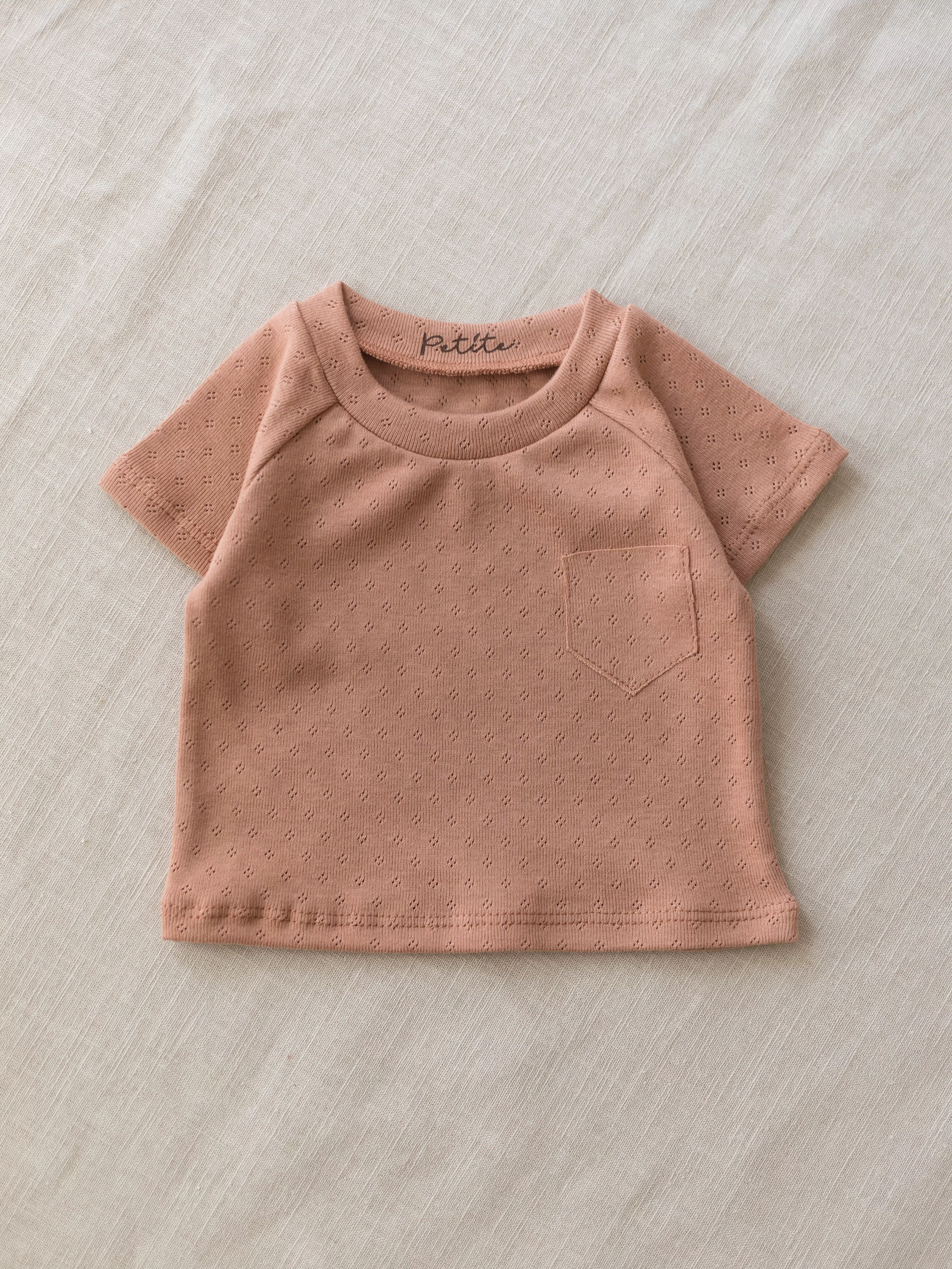 Baby t-shirt / cotton pointoille