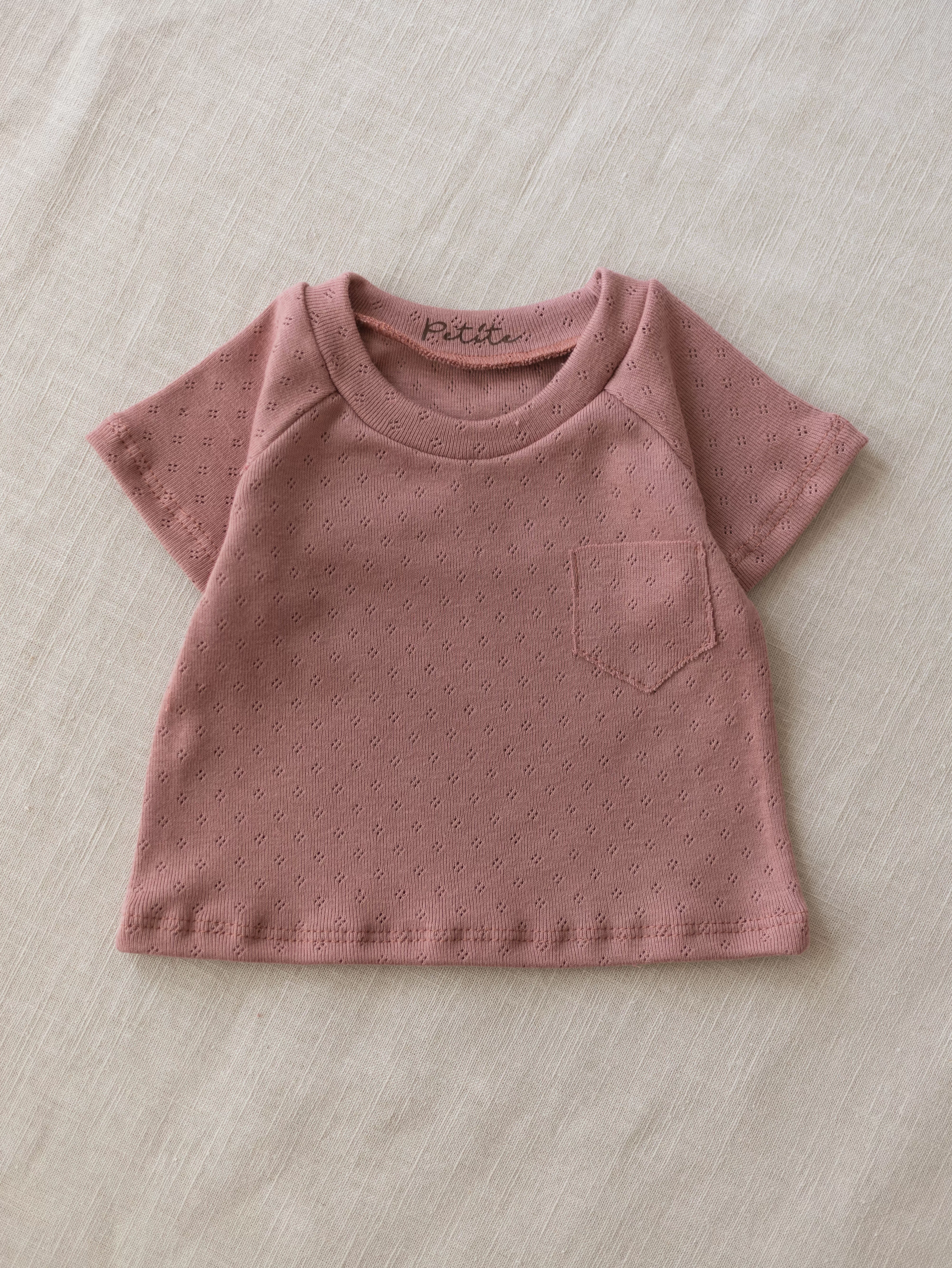 Baby t-shirt / cotton pointoille