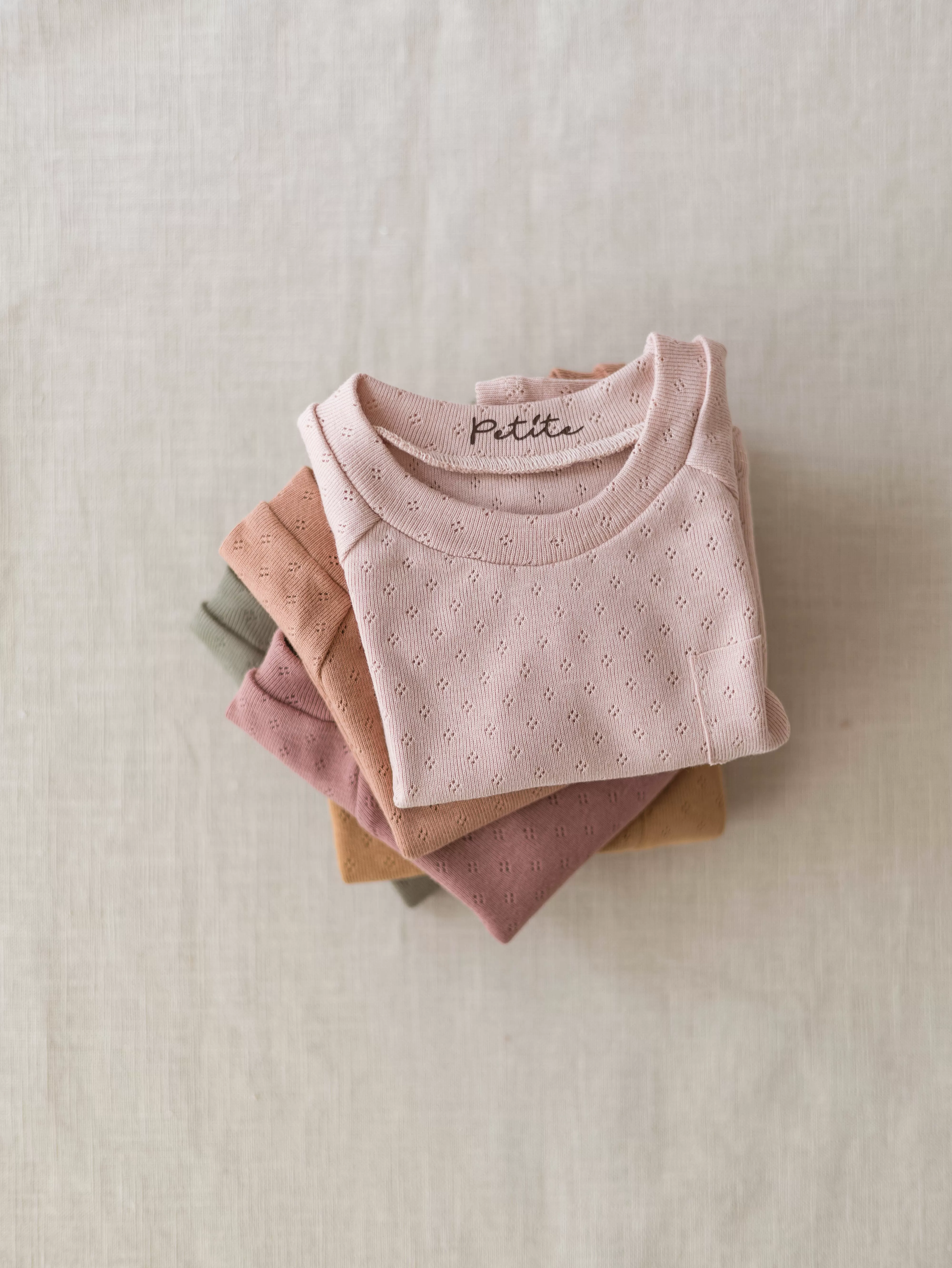 Baby t-shirt / cotton pointoille