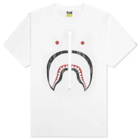 Bape Speed Racer Shark Tee - White