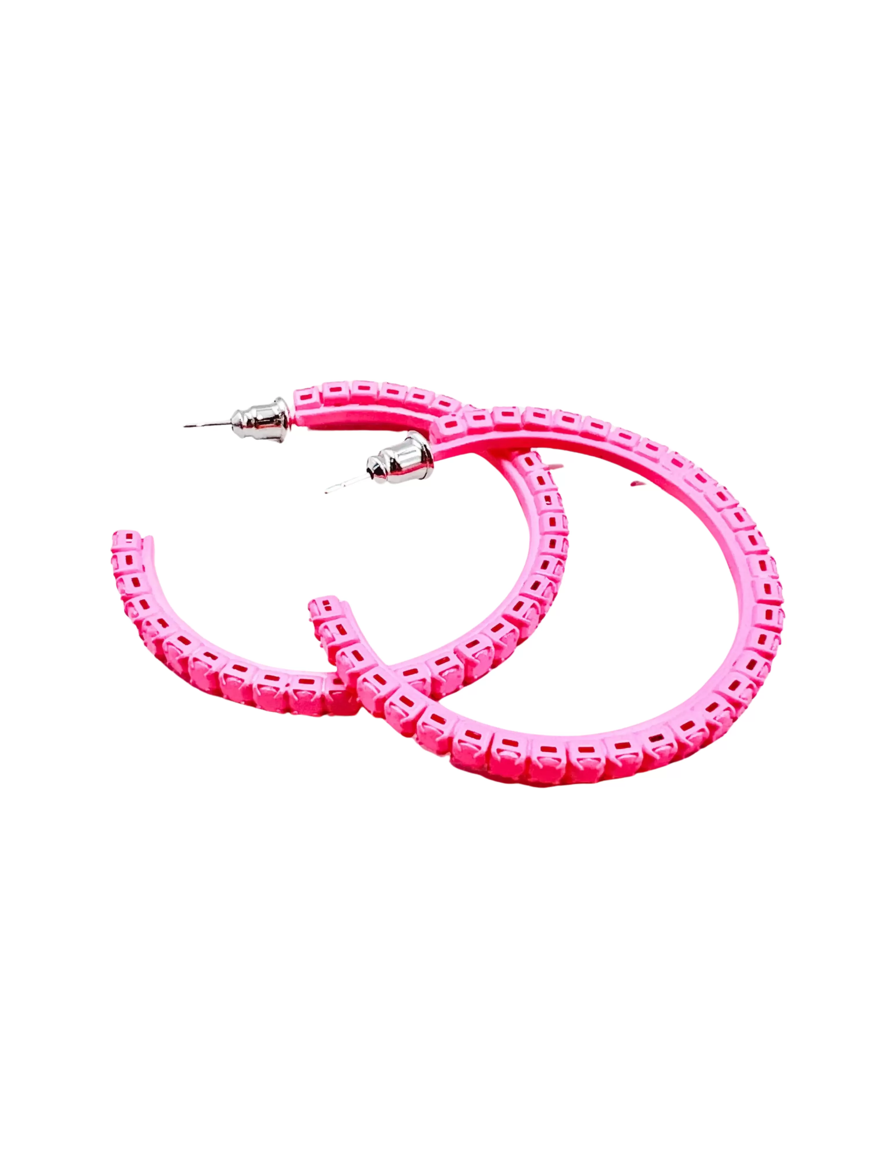 Barbie Neon Pink Hoops