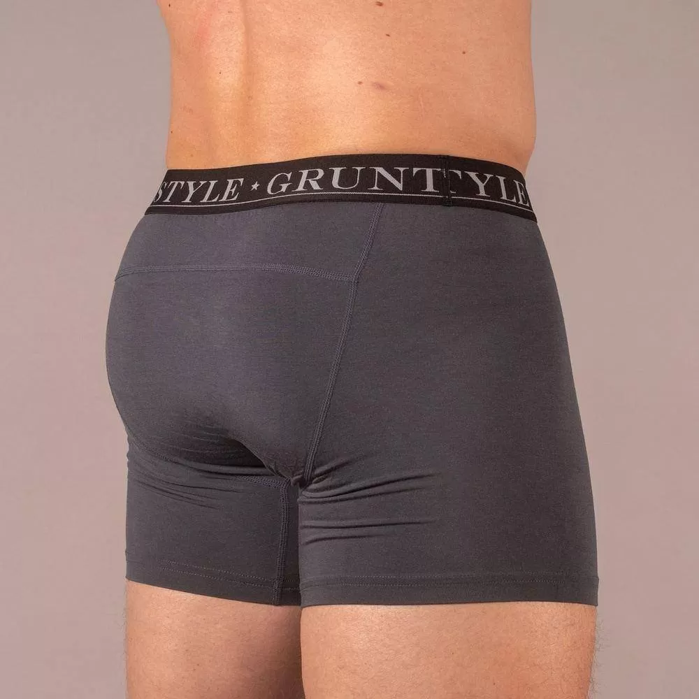 Base Command 2-Pack Boxer Briefs - Dark Gray & Reaper