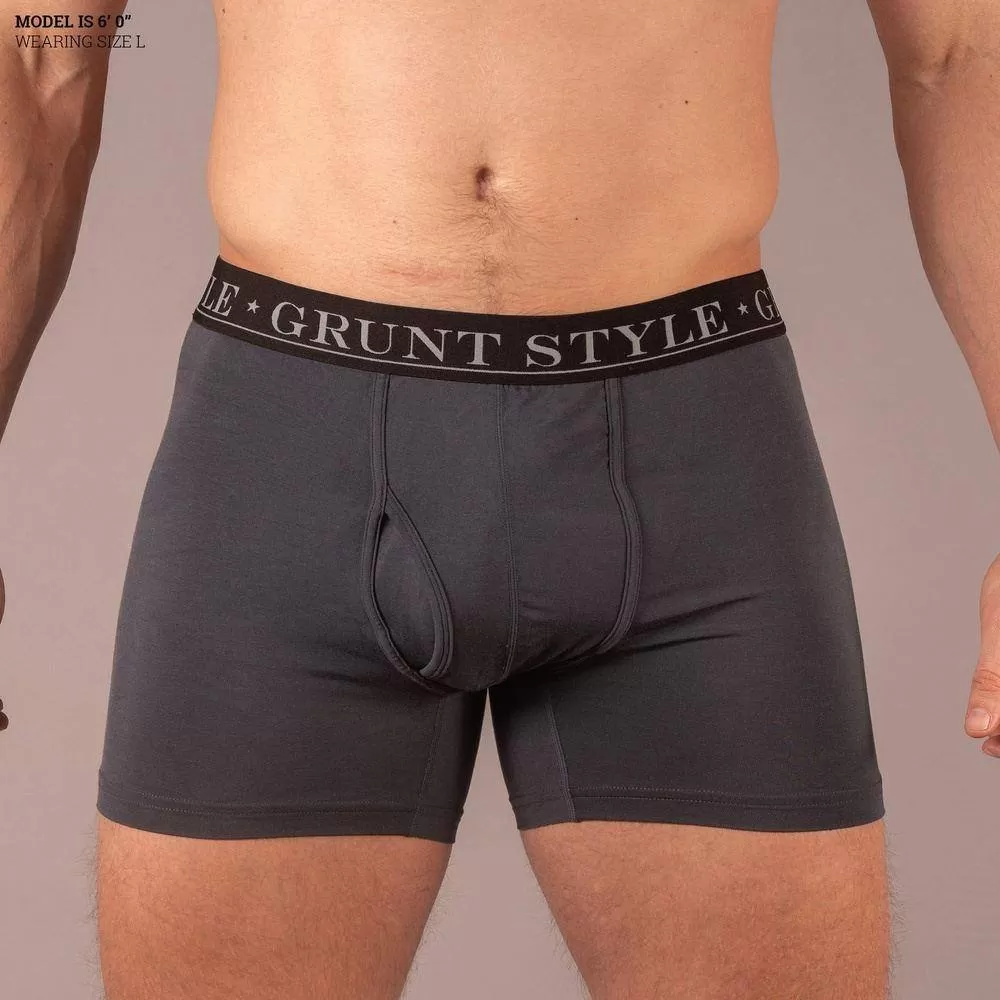 Base Command 2-Pack Boxer Briefs - Dark Gray & Reaper