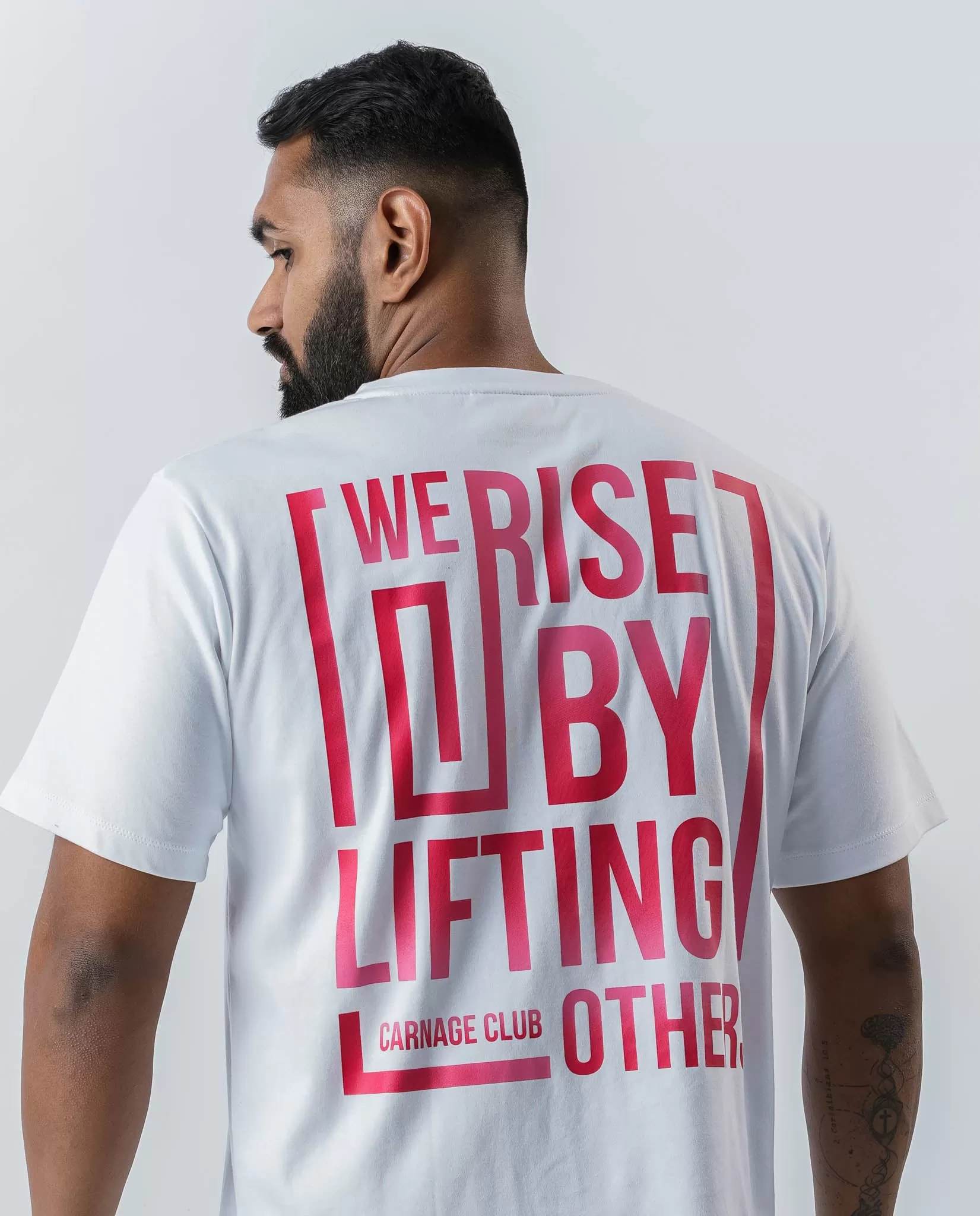 Be Lifted Oversize Tee - Unisex - Red Gradient