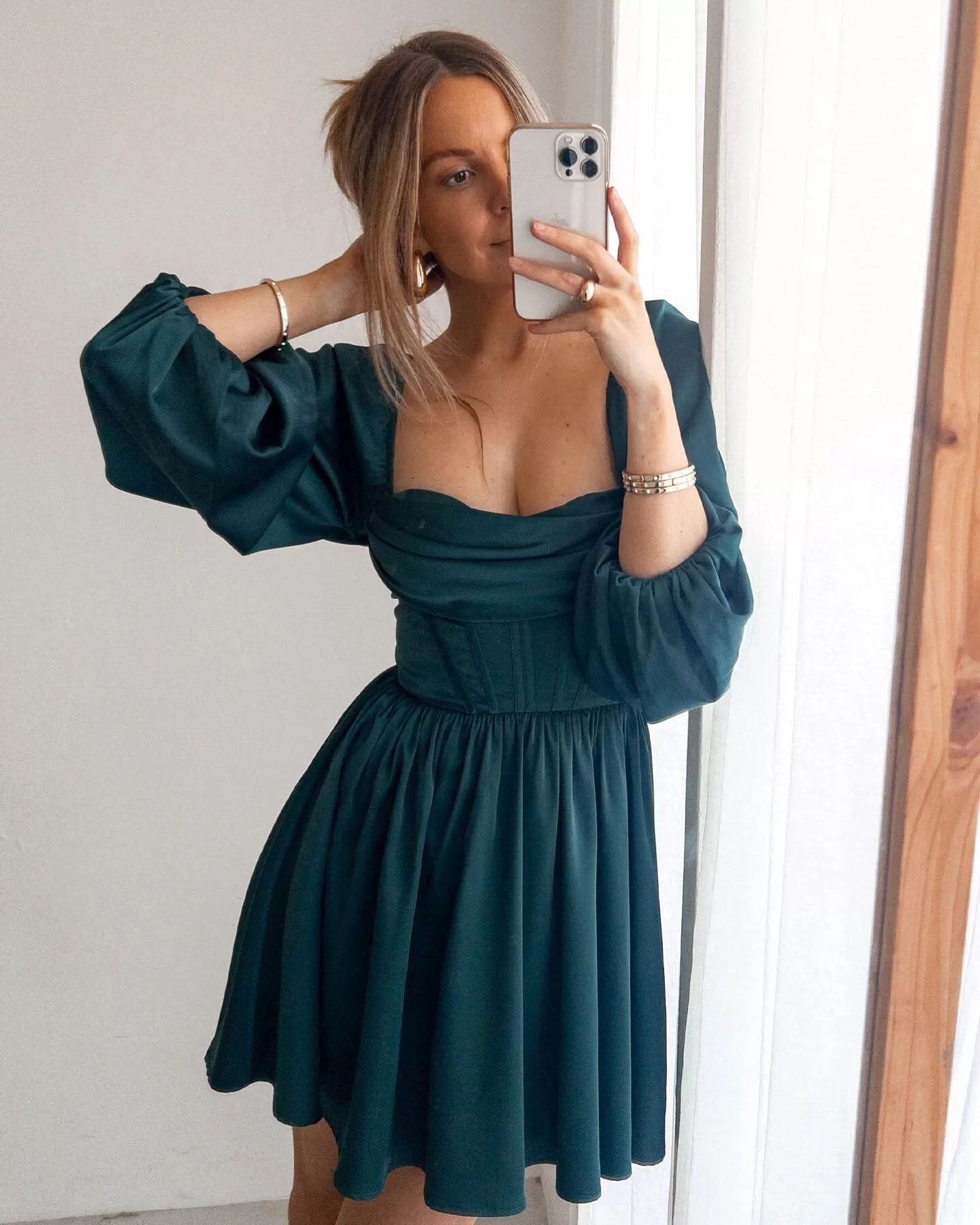 Bella Dress-Green