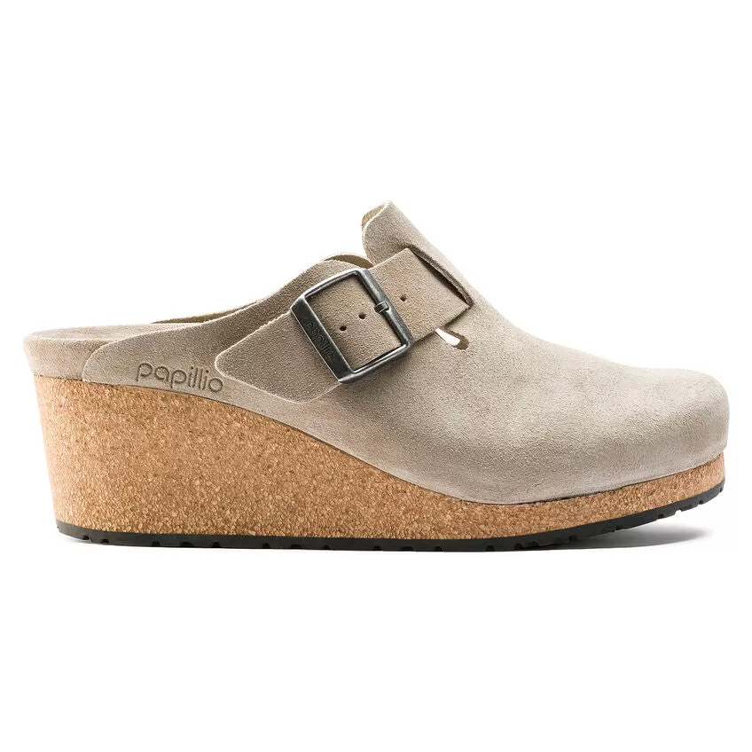 Birkenstock Women's Fanny Suede Leather (Taupe - Narrow Fit)