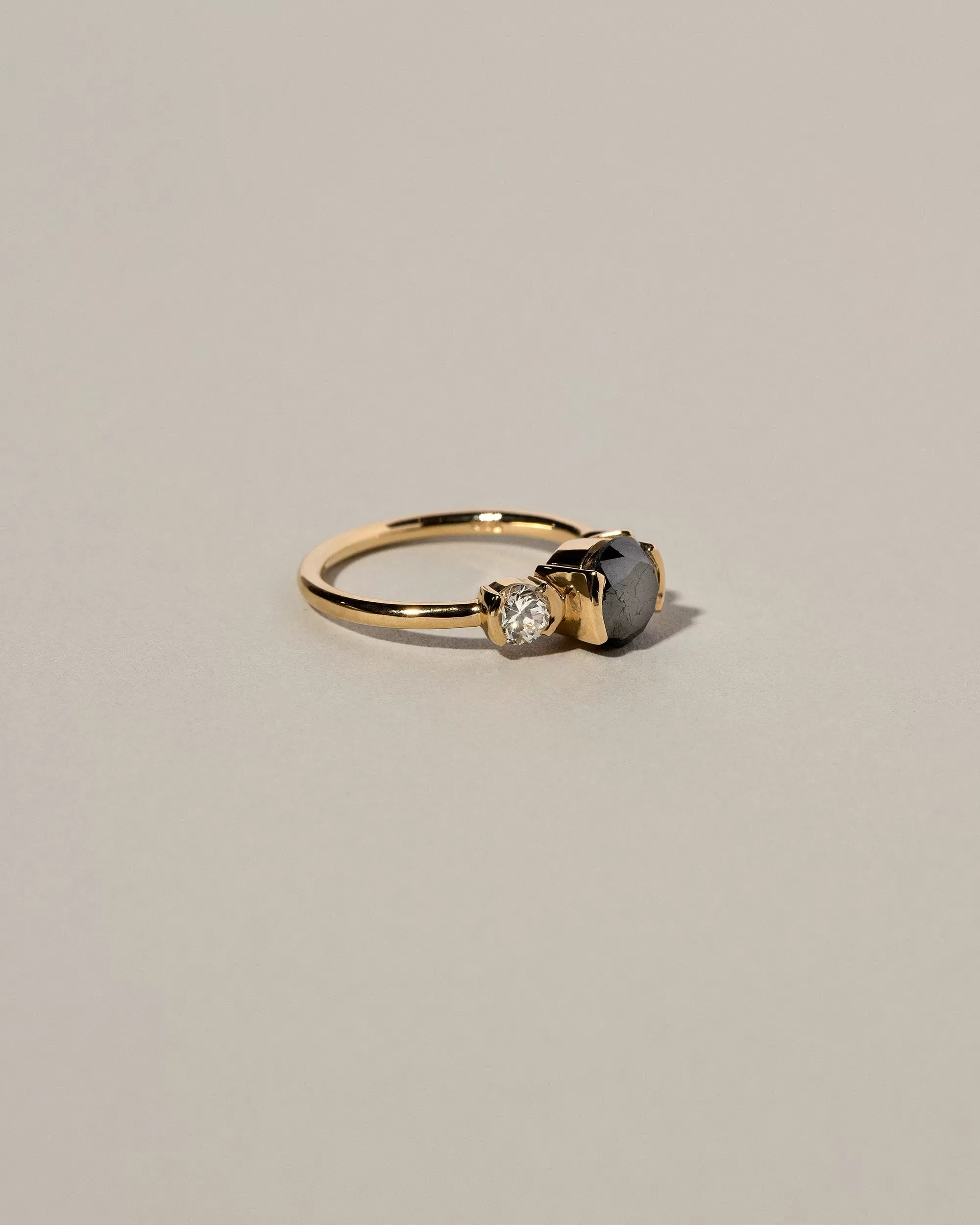 Black and White Diamond Ring