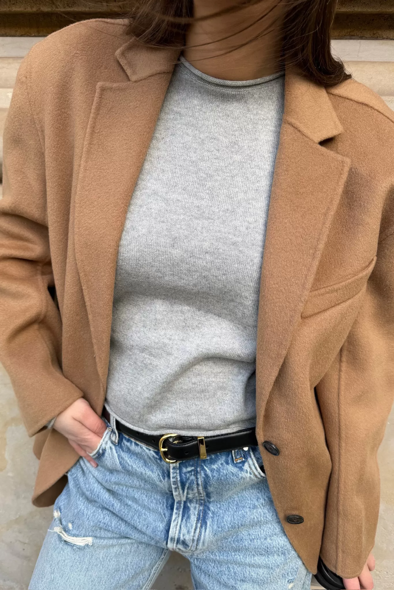 Blazer Quinn in Camel