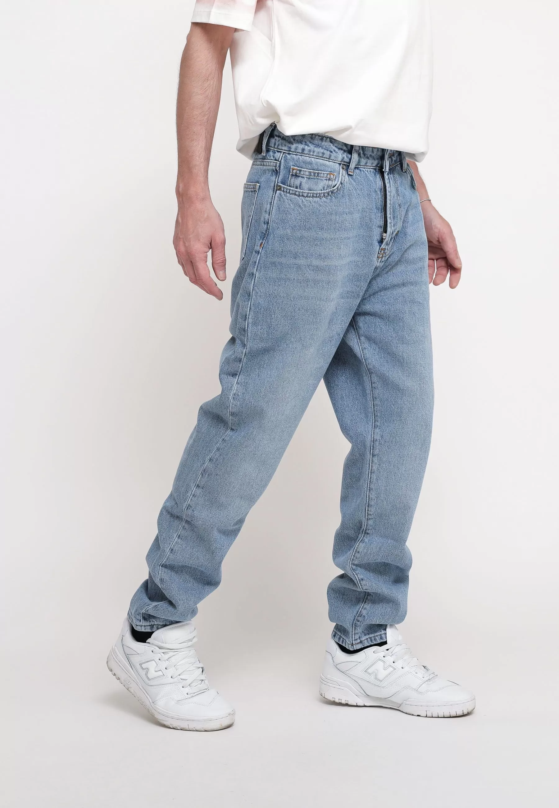 Blue Denim Whit White Coating