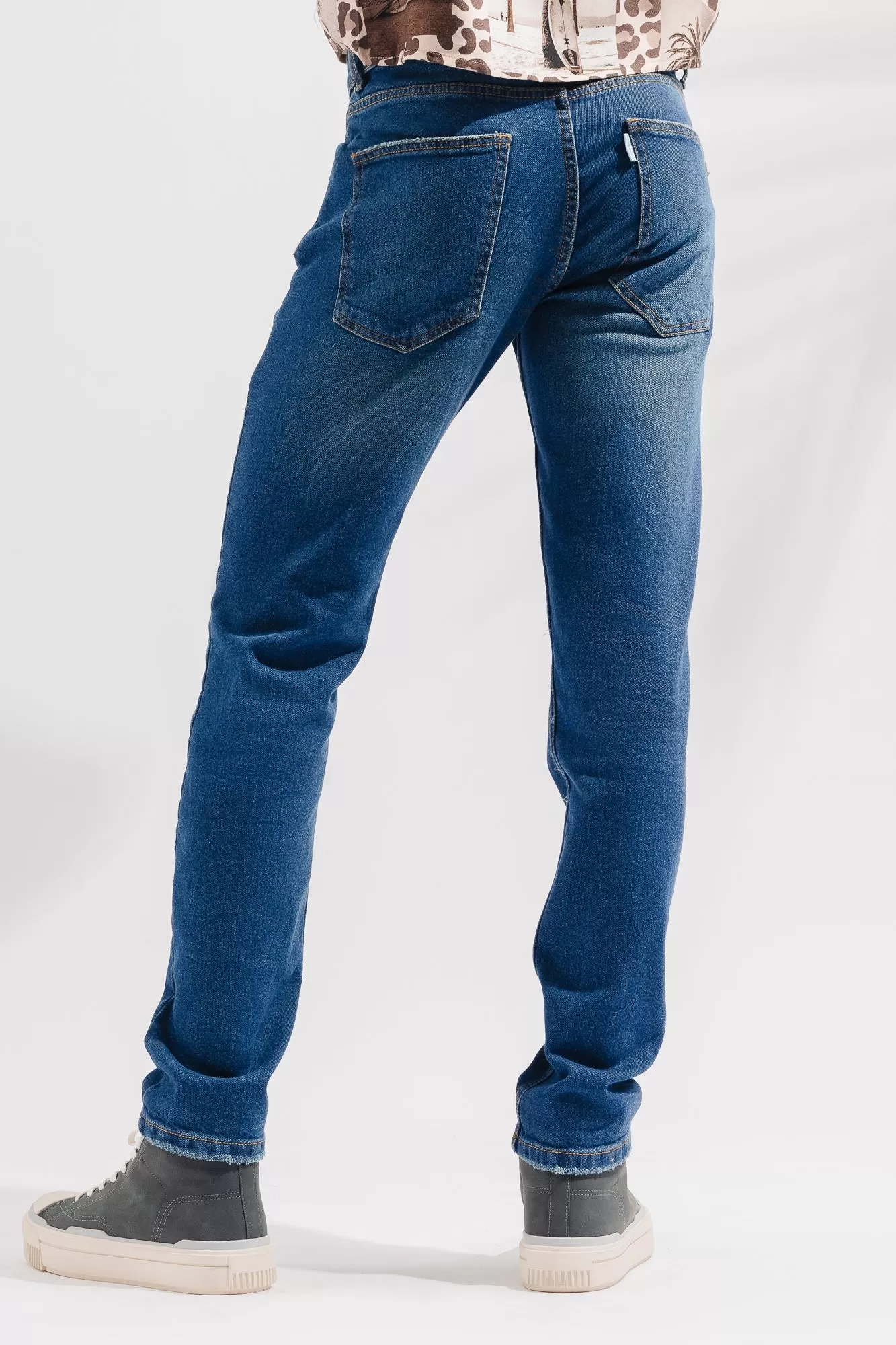 Blue Slim Mens Jeans