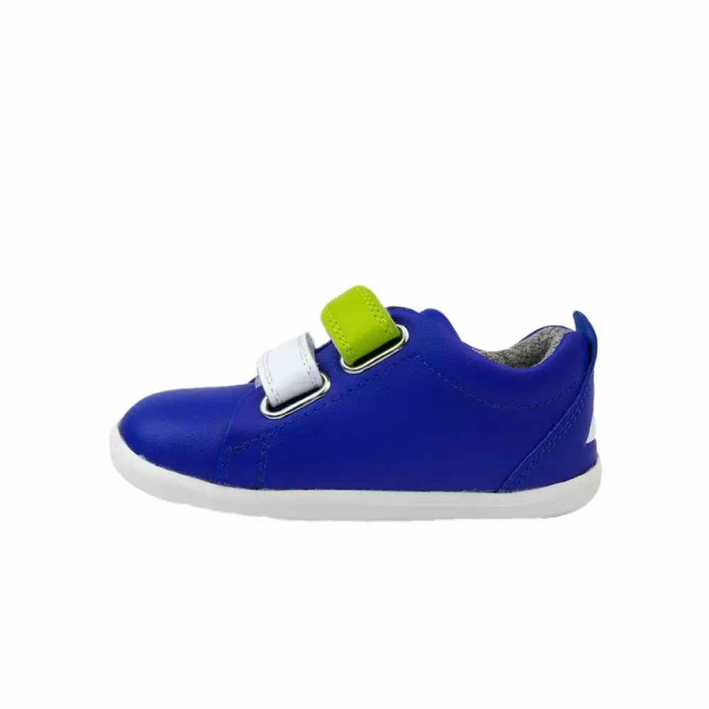 Bobux Step Up Grass Court Switch Blueberry (Lime   White) Trainer