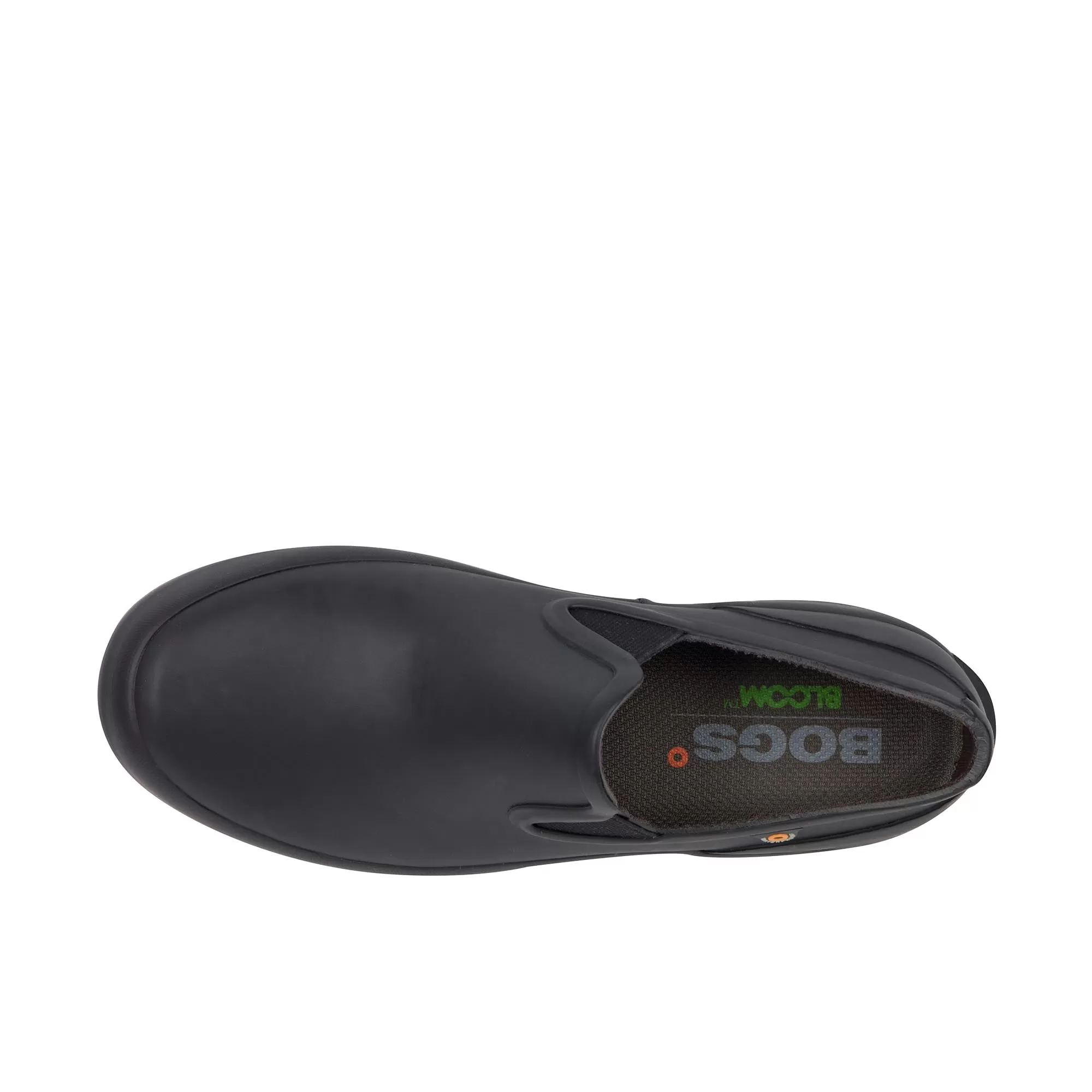 Bogs Womens Patch Slip On Solid Black