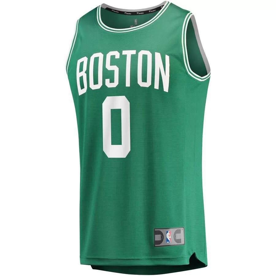 Boston Celtics Jayson Tatum Fanatics Branded Replica Fast Break Icon Jersey Mens - Green | Ireland Y7894O7