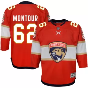 Brandon Montour Florida Panthers Youth Home Premier Jersey - Red