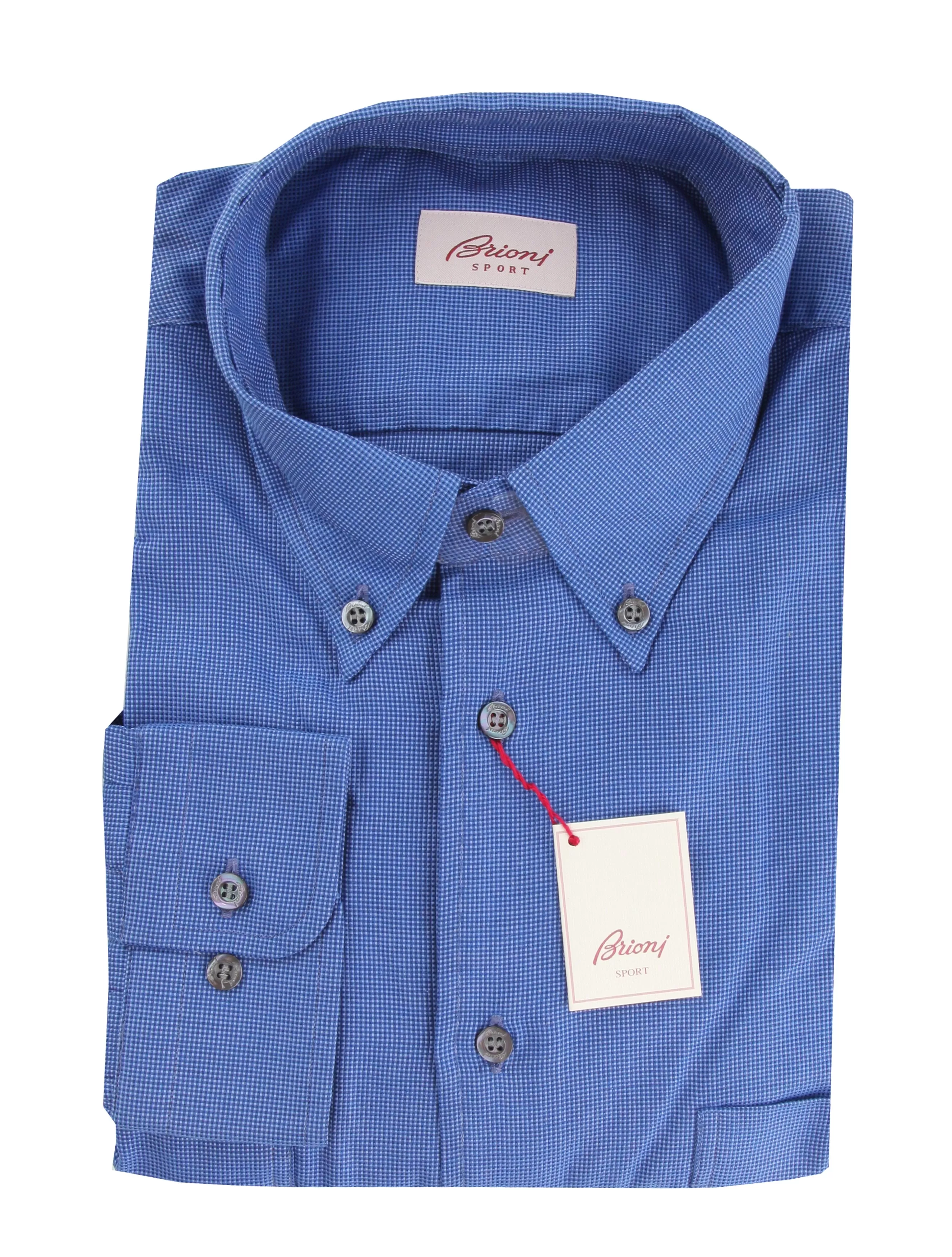 Brioni Blue Shirt - Slim