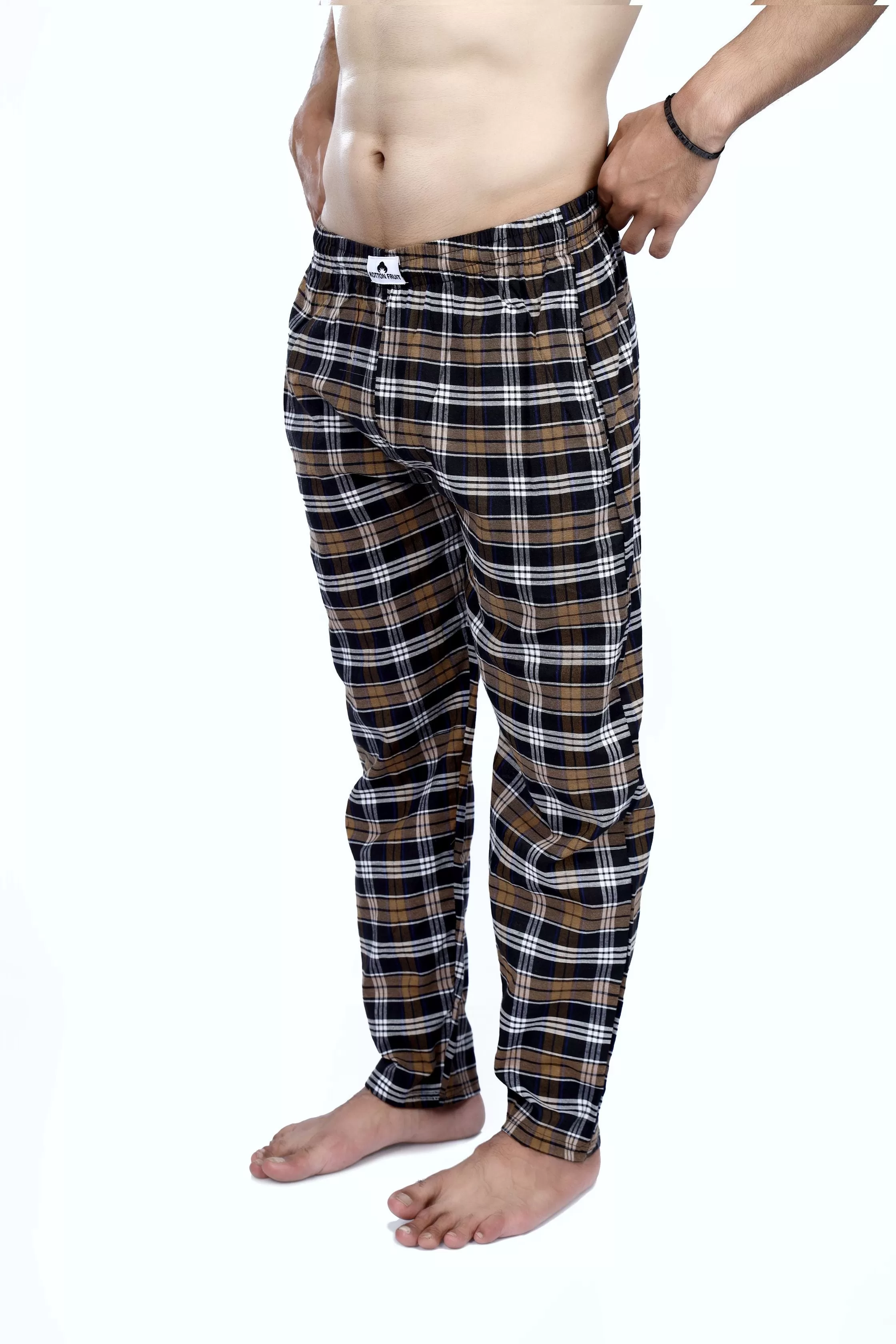 Brown Check Pajama - Unisex