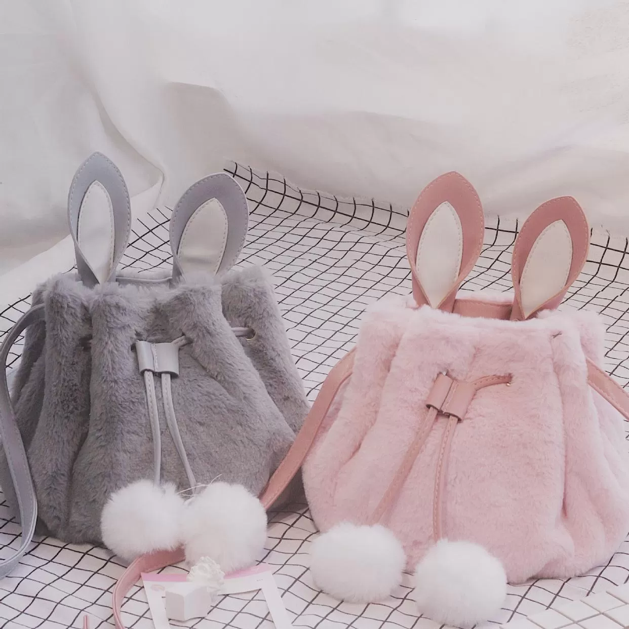 Bunny Fuzzy Bag AD12173