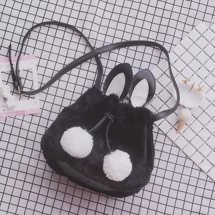 Bunny Fuzzy Bag AD12173