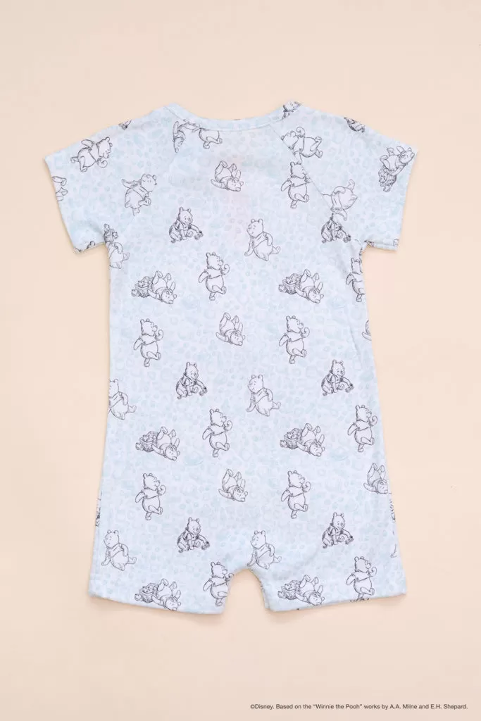 Caleb Romper - Blue Hunny Pooh