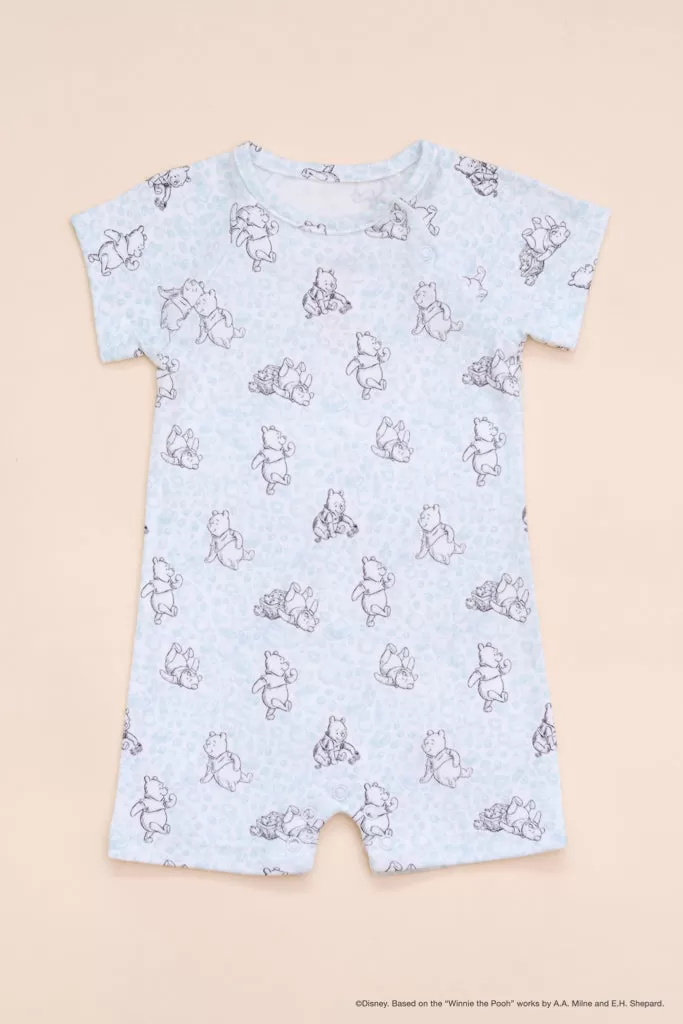 Caleb Romper - Blue Hunny Pooh