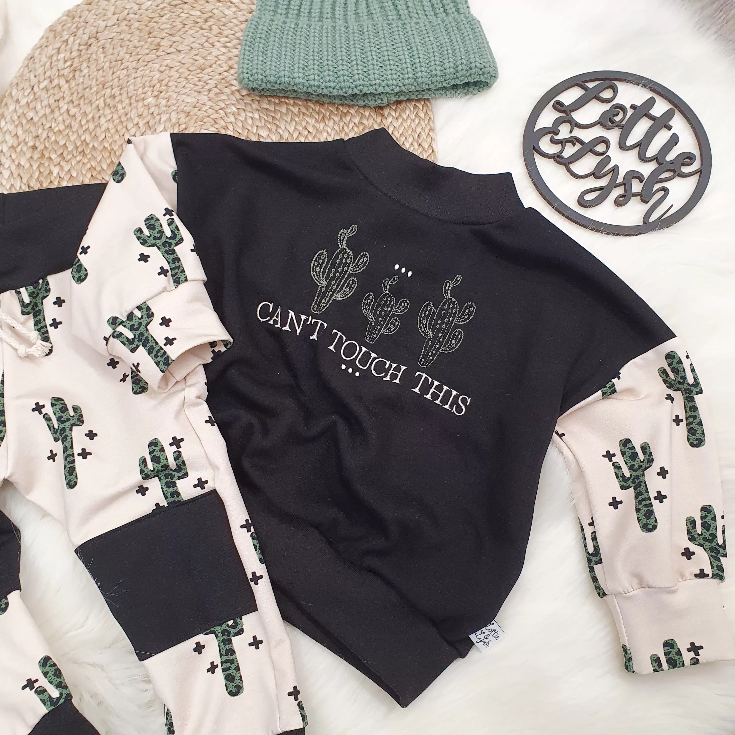 Can't Touch This Cactus Oversized Sweatshirt