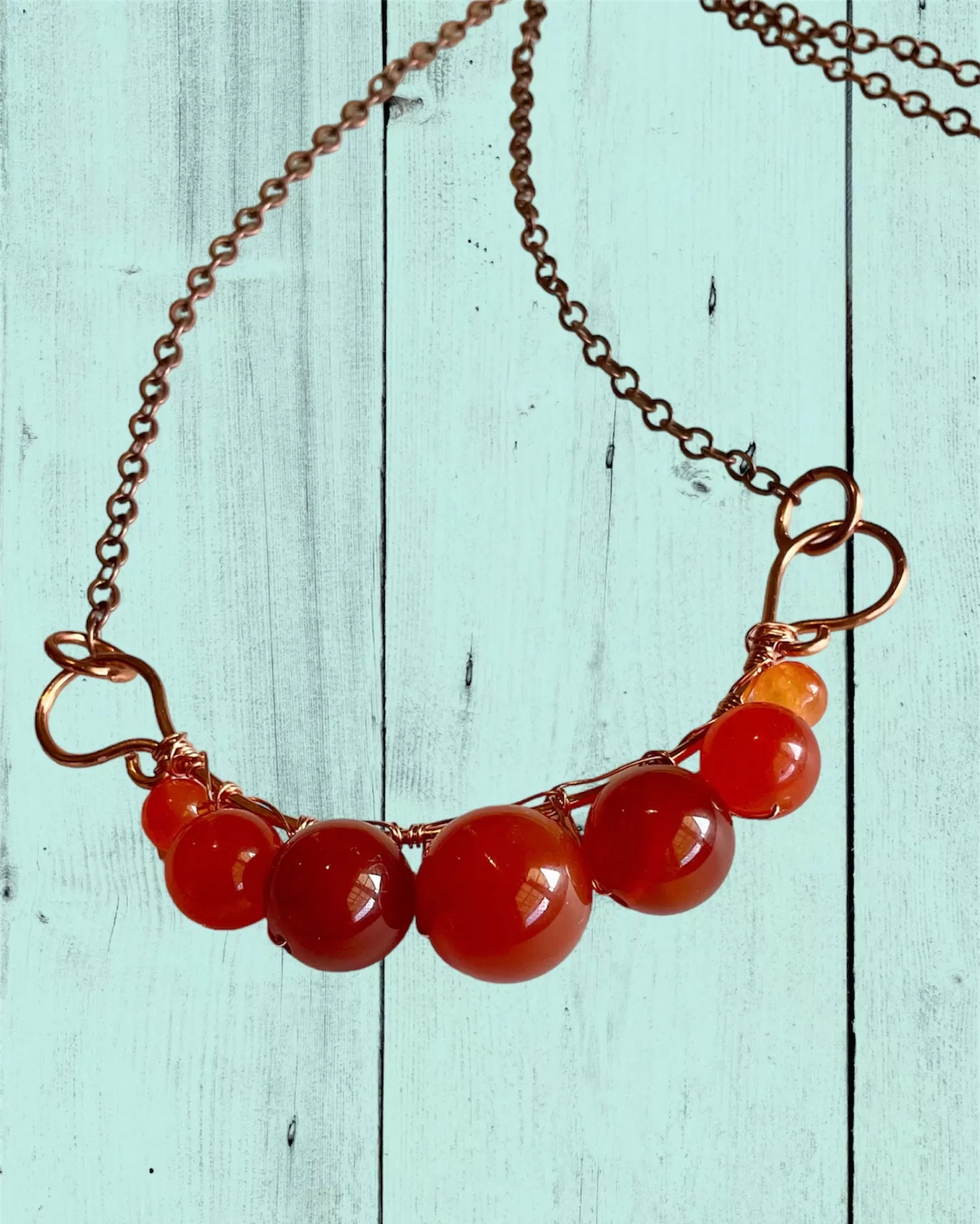 Carnelian Jewellery Set