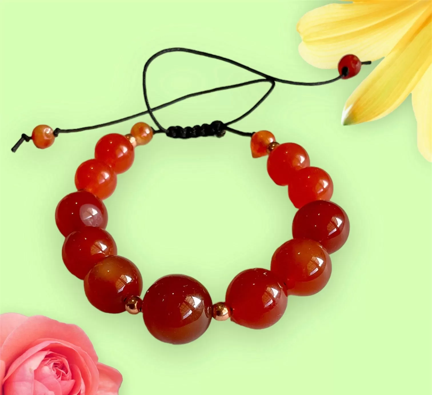 Carnelian Jewellery Set