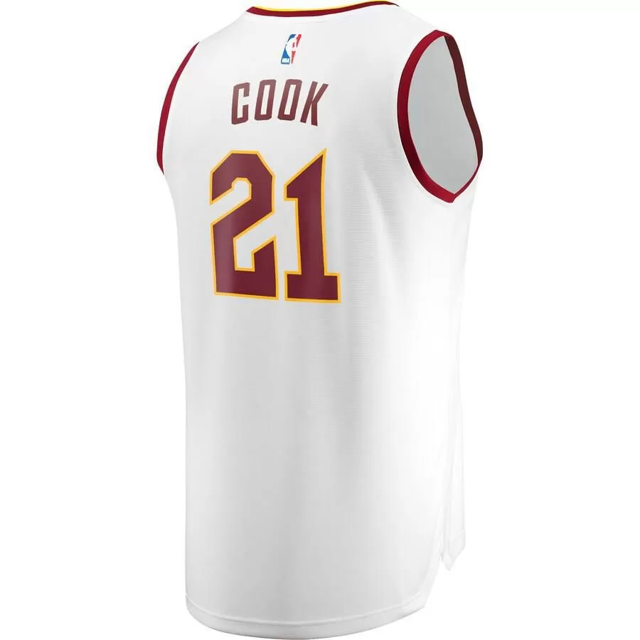 Cleveland Cavaliers Tyler Cook Fanatics Branded Fast Break Player Association Jersey Kids - White | Ireland F2764G4