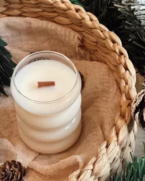 Cloud Glass Candle - Home For The Holidays