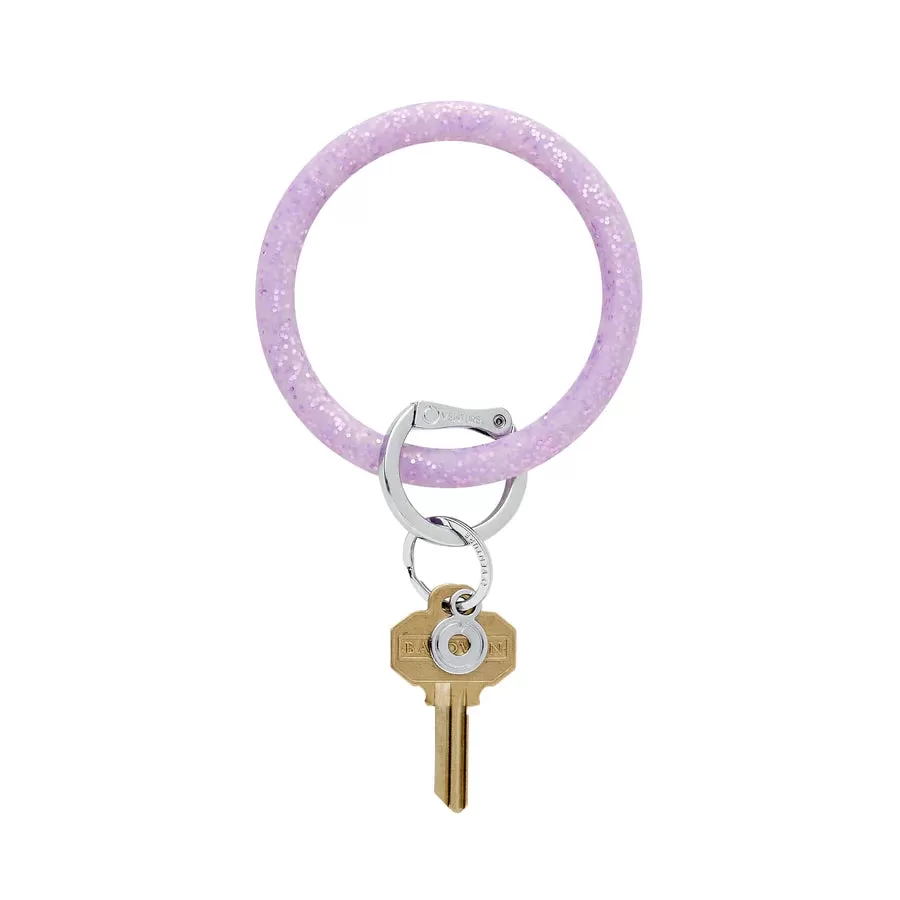 Confetti Silicone Big O Key Ring - (multiple colors)