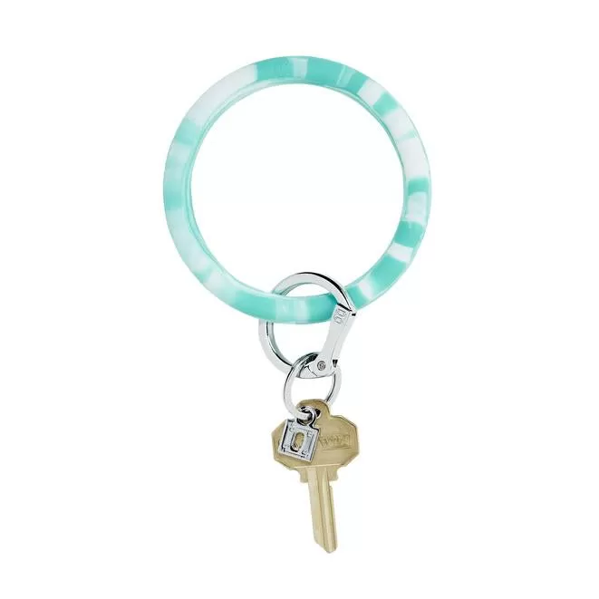 Confetti Silicone Big O Key Ring - (multiple colors)